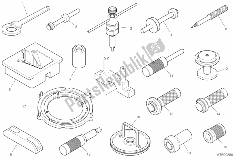Toutes les pièces pour le 01c - Outils De Service D'atelier (moteur) du Ducati Superbike Panigale V4 R 1000 2020 Toutes les pièces pour le 01c - Outils De Service D'atelier (moteur) du Ducati Superbike Panigale V4 R 1000 2020